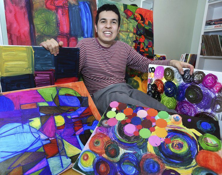 Art & independence; Young Andover man with autism finds focus through creative pursuit